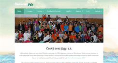 Desktop Screenshot of czech-yoga.org