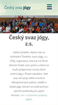 Mobile Screenshot of czech-yoga.org